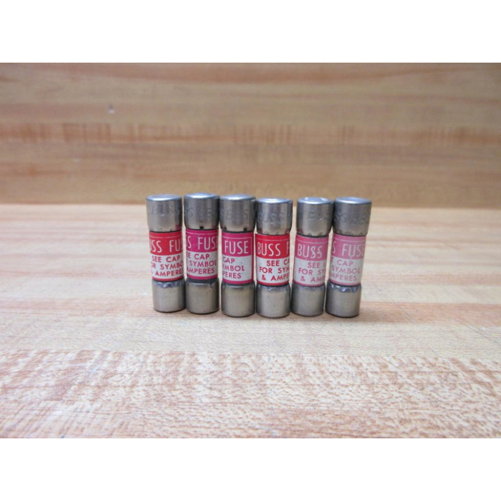 Buss BBS-410 Bussmann Fuse Cross Ref 1CT12 (Pack of 6) - New No Box