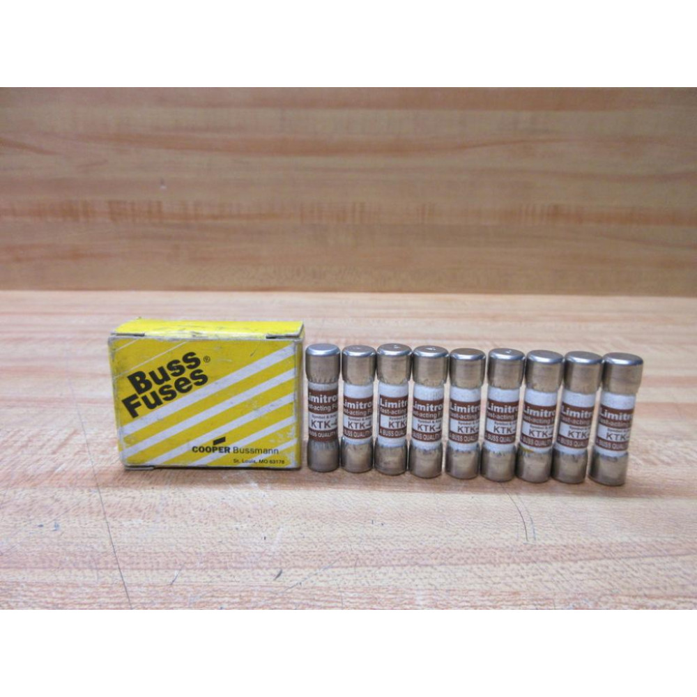 Buss KTK-4 Bussmann Fuse Cross Ref 6F132 (Pack of 9)