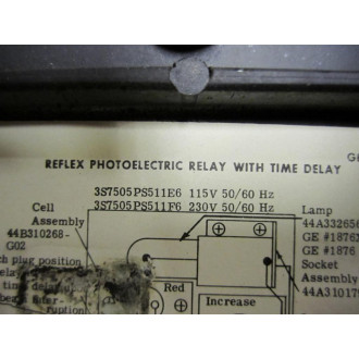 General Electric 3S7505PS511E6 Photoelectric - Used