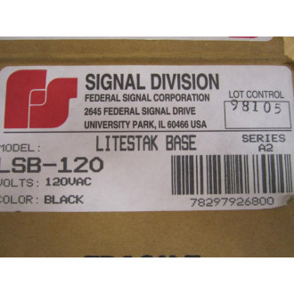 Federal Signal LSB-120 Litestak Base LSB120