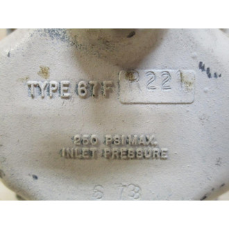 Fisher Governor 67F R221 Regulator 67FR221 - Used