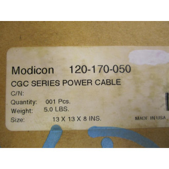 Schneider Modicon 120-170-050 CGC Series Power Cable