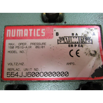 Numatics 554JJ600O000000 Valve - Used