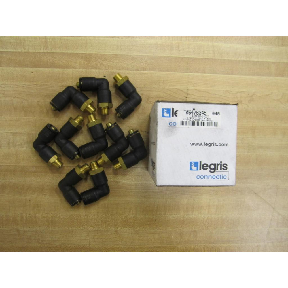 Legris 3109 62 14DOT Male Elbow (Pack of 10)
