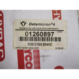 Hydac 01260897 Replacement Filter