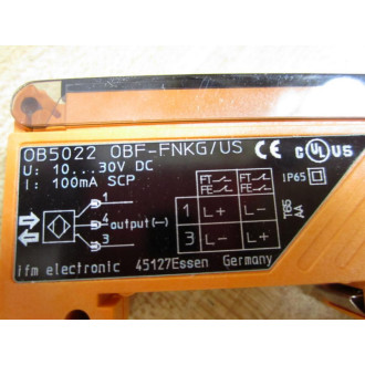 IFM Efector 0B5022 Sensor  OBF-FNKGUS-100