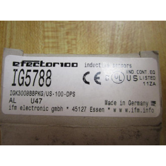 IFM Efector IG5788 Sensor IGK3008BBPKGUS-100-DPS