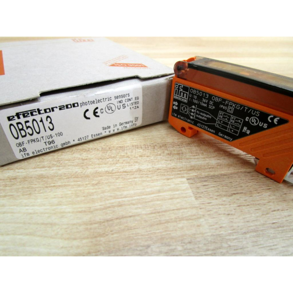 IFM Efector OB5013 Sensor 0B5013 OBF-FPKGTUS-100