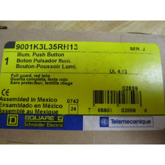 Square D 9001K3L35RH13 Illuminated Pushbutton