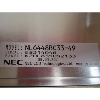 NEC NL6448BC33-49 NL6448BC3349 TFT 10.4 LCD Panel