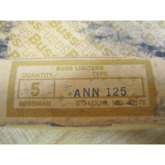 Buss ANN-125 Bussmann Fuse Cross Ref 1DC72 (Pack of 5)