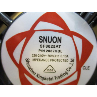 Shenzhen Xingketai Trading 2082HBL SNUON Axial Fan SF8025AT - New No Box