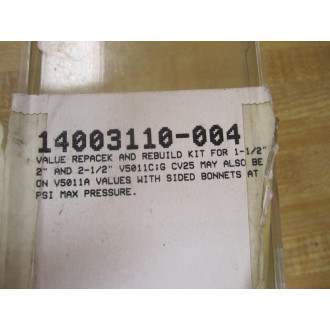 Honeywell 14003110-004 Valve Kit 14003110004