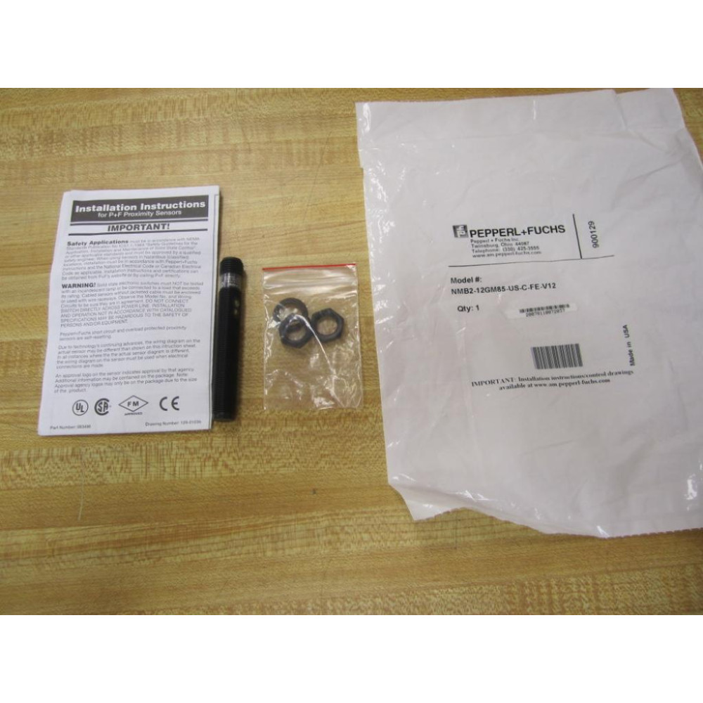 Pepperl + Fuchs 900129 Sensor NMB2-12GM85-US-C-FE-V12