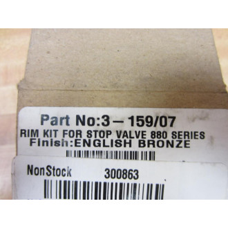 Newport Brass 3-15907 Series 880 Series Stop Valve Rim Kit 315907