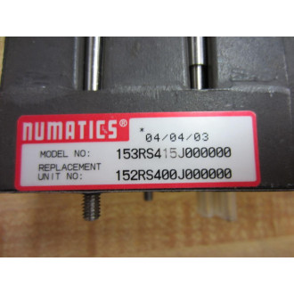 Numatics 153RS415J000000 Regulator Valve With Gauge - New No Box