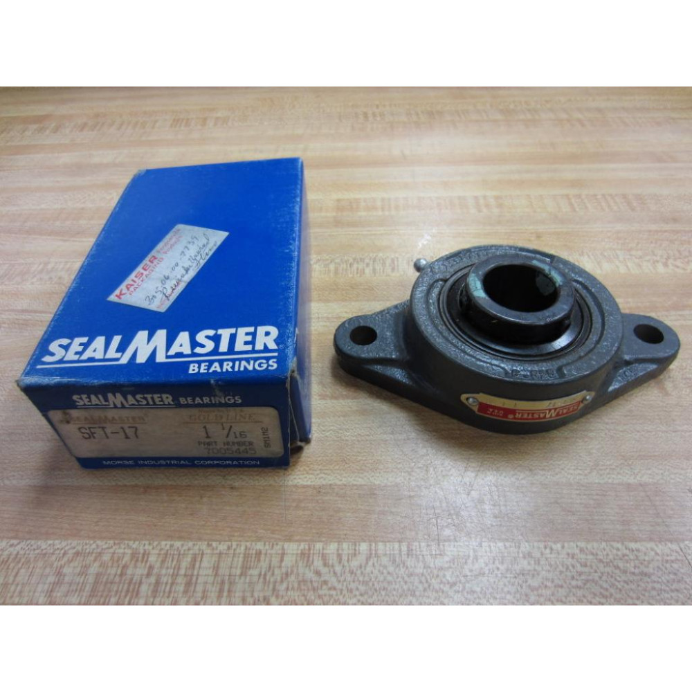 Seal Master SFT-17 Flange Bearing - Bore:1 116 SFT17