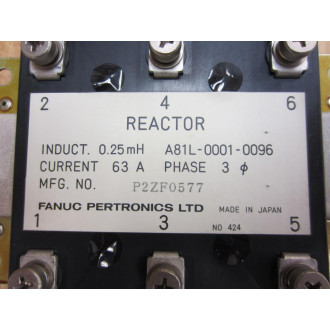 Fanuc A81L-0001-0096 Line Reactor A81L00010096 - New No Box
