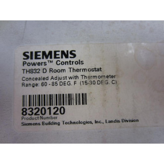 Siemens 8320120 TH832 D Room Thermostat