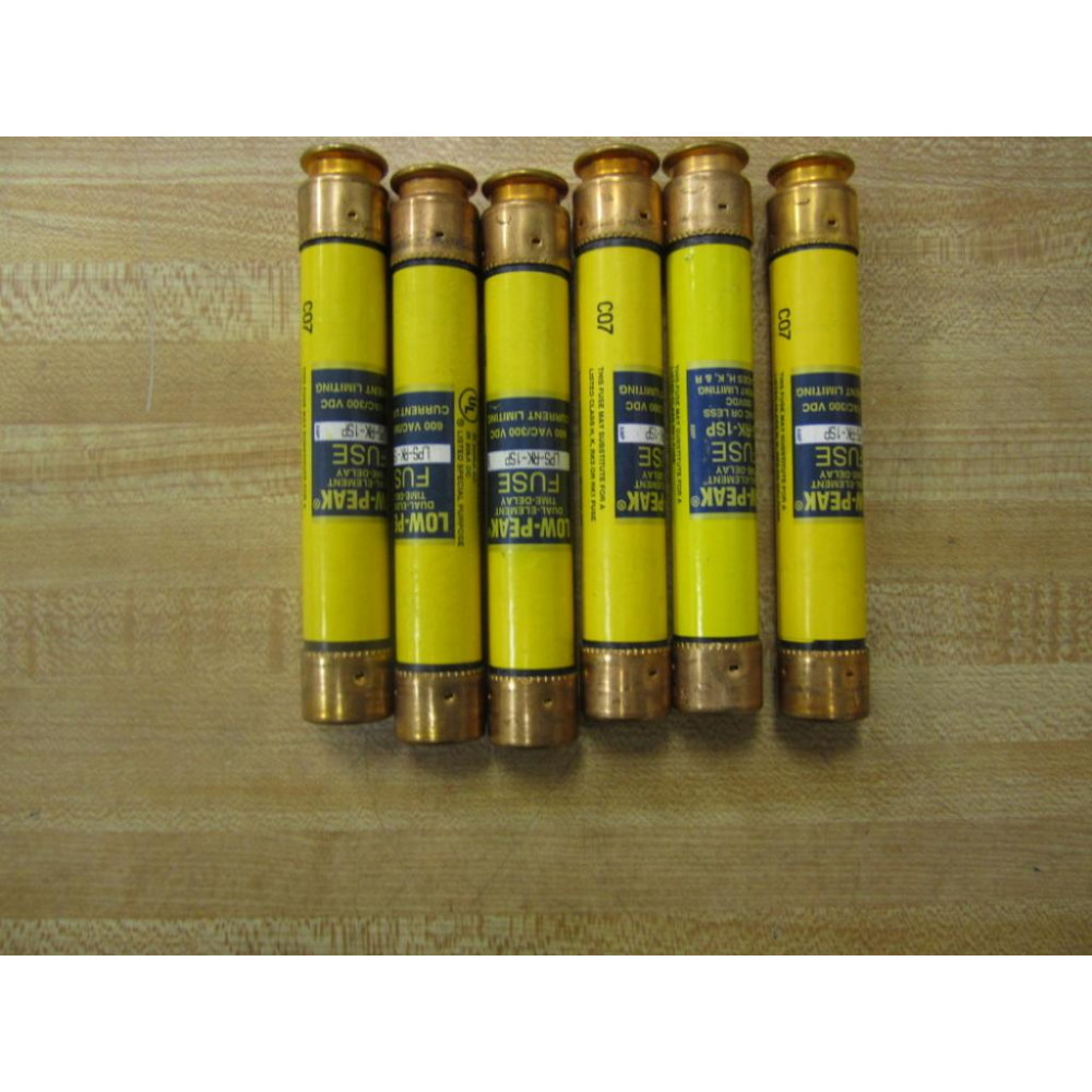 Bussmann LPS-RK-1SP Low-Peak Fuse LPSRK1SP (Pack of 6) - New No Box