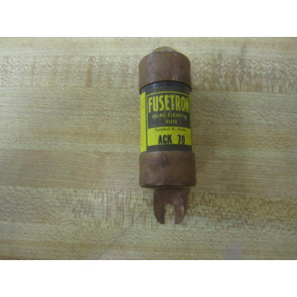 Bussmann ACK-70 ACK70 Fusetron Fuse 70 Amp Pack Of 3 - New No Box