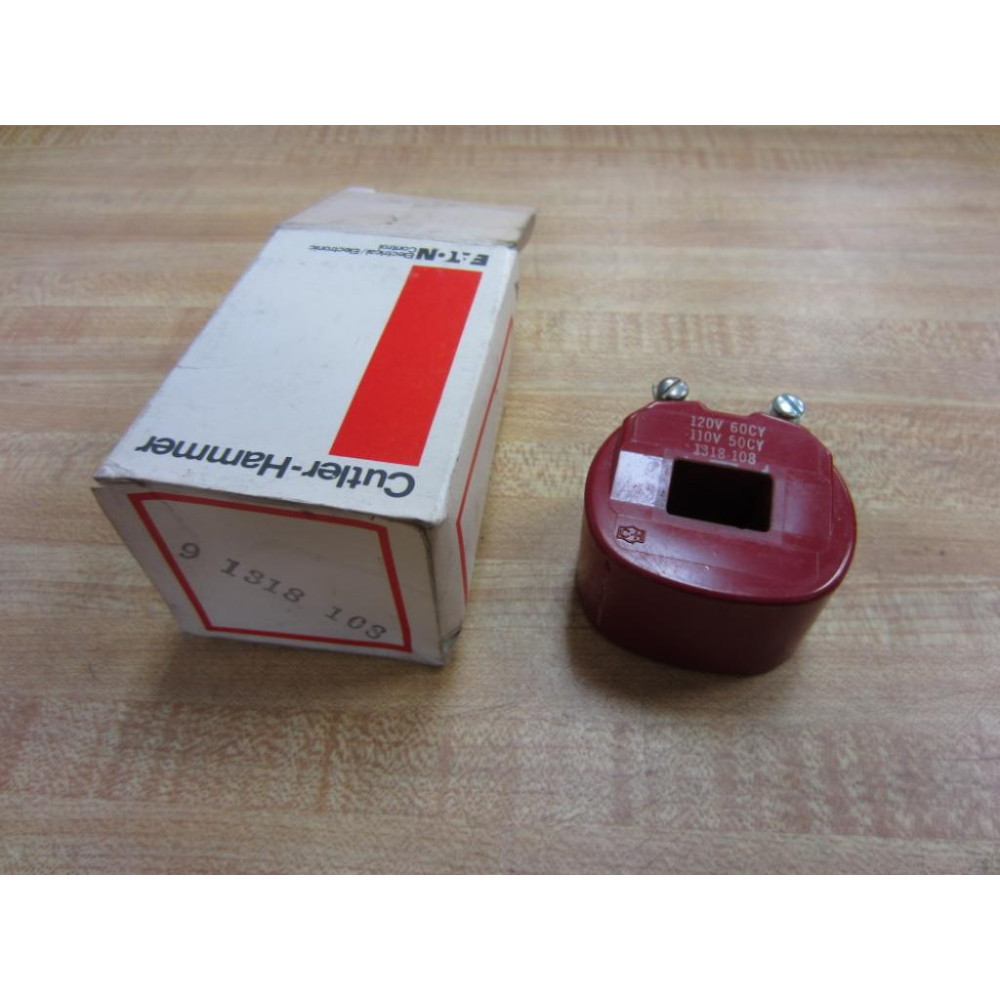 Cutler Hammer 9 1318 108 Eaton Tested Coil 91318108