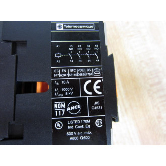 Telemecanique CA3-DN40 Control Relay CA3-DN40 40E - New No Box
