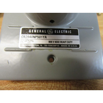 General Electric CR2940NP501YA Push Button Switch Assembly
