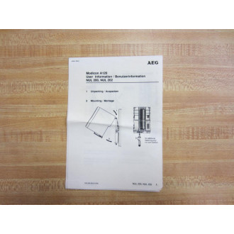 AEG Modicon AS-BNUL-200 IO Module 4130-042.244865