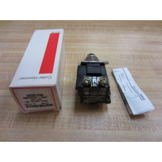 Cutler Hammer 10250T37NR Eaton Pretest Light Red Lens