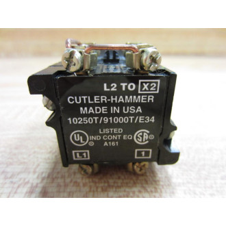 Cutler Hammer 10250T37NR Eaton Pretest Light Red Lens