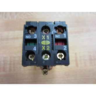 Telemecanique XB4-BW35B5 Push Button Led - Orange XB4BW35B5