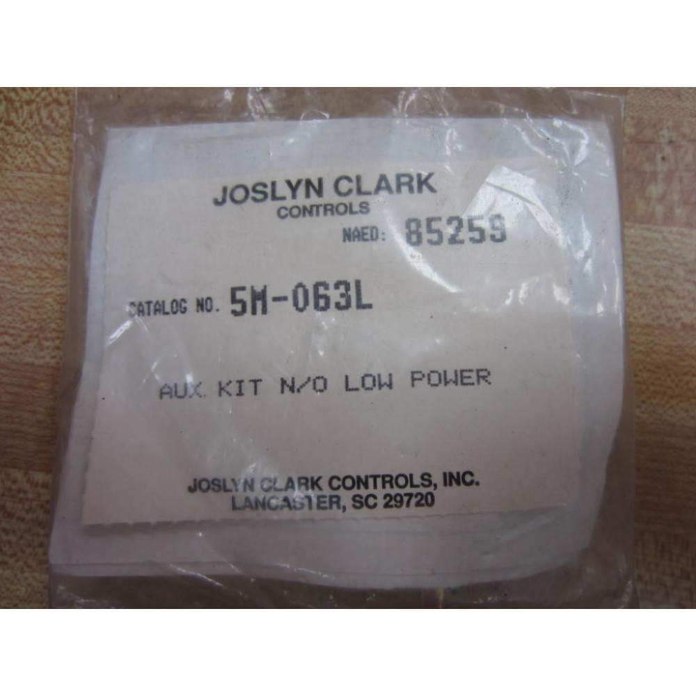Joslyn Clark 5M-063L Auxiliary Contact Kit 78095-1R