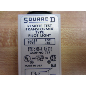 Square D 9001 JTR1 Pilot Light White 9001JTR1 - New No Box