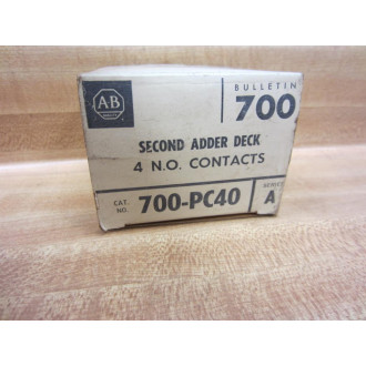 Allen Bradley 700-PC40 Second Adder Deck 700PC40