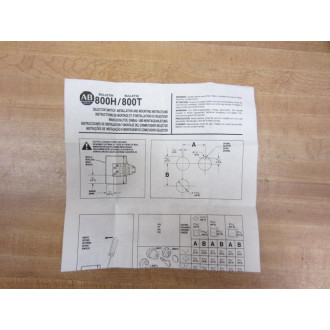 Allen Bradley 800T-JG15B Selector Switch 800TJG15B