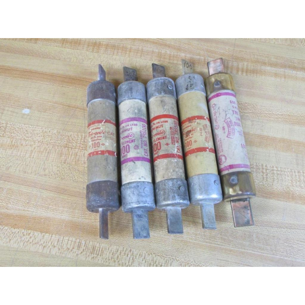 GouldShawmut TRS100 Tri-Onic Fuse Tested (Pack of 5) - Used