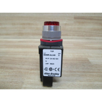 Allen Bradley 800MR-QL24RS Pilot Light 800MRQL24RS Red