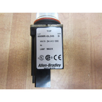 Allen Bradley 800MR-QL24AS Pilot Light Series D