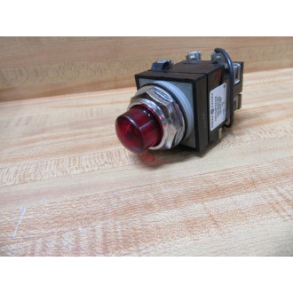 General Electric CR104PLT32R Red Push Button GE WContacts - New No Box