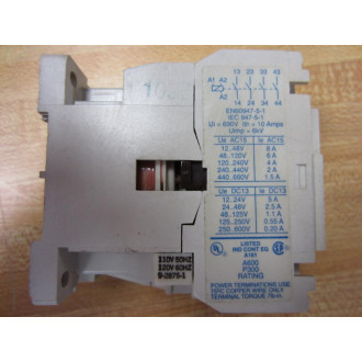 Cutler Hammer D15CR40 Eaton Relay - 4 Poles - Used