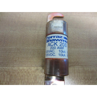 Ferraz ACK 200 Shawmut ACK200 Pack Of 3 Fuses - New No Box