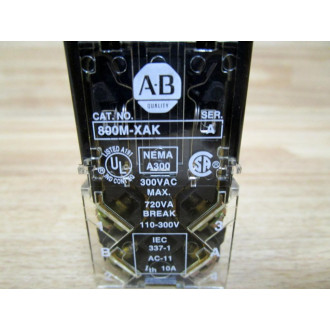 Allen Bradley 800MR-JH2KBK Selector Switch 800MRJH2KBK Series C