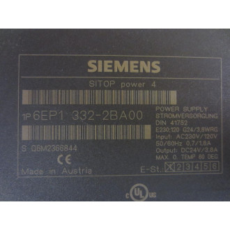 Siemens 6EP1-332-2BA00 Power Supply 6EP13322BA00
