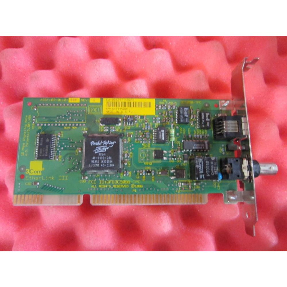 3Com 03-0110-000 3Com 030110000 Network Adapter Card Rev A - Used