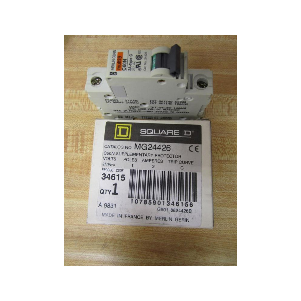 Square D MG24426 Merlin Gerin Breaker 2 Amp Schneider 24426