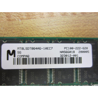 Micron MT8LSDT864AG-10EC7 PC100 SDRam 64MB - Used
