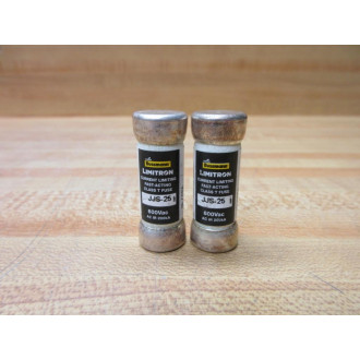Buss JJS-25 Bussmann Fuse Cross Ref 6F479 (Pack of 2) - New No Box