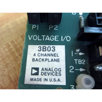 Analog Devices 3B03 4-Channel Backplane - Used