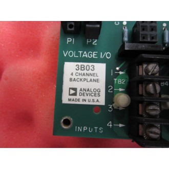 Analog Devices 3B03 4 Channel Backplane - Parts Only